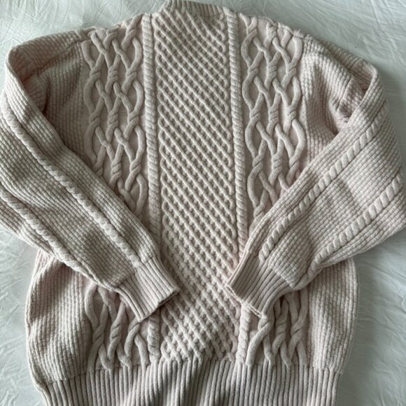 Aritizia Sunday Best Cable Knit Sweater - Picture 3 of 3